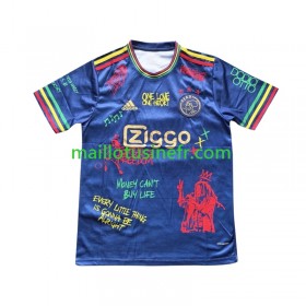 Maillot de Foot Ajax Amsterdam Bob Marley Special Domicile 2025 Bleu